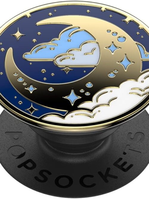 POPSOCKETS Pop Grip Holder for Phone & Tablet (Genuine) - Enamel Fly Me to The Moon