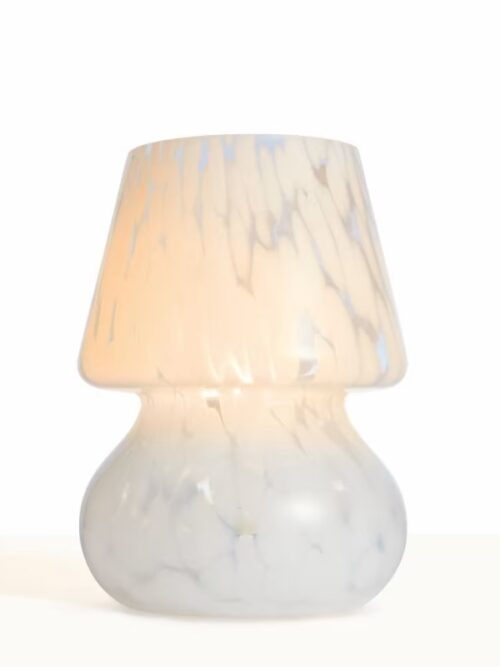 Amelie Speckle Table Lamp - White